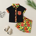thumbnail image 2 of Toddler Clothes for Boys Pajama Set Kids Spring Summer Cotton Contrast Color Printed Short Sleeved Basketball 0 3 6 12 18 24 Months Sets Pjs T-Shirt + Shorts Two Pieces, 2 of 7