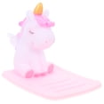 thumbnail image 1 of Soporte para teléfono de unicornio de 2 piezas, divertido, creativo, de plástico, con diseño de unicornio, para oficina, hogar, rosa, 1 of 5