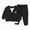 Black, variant on Baby Boy Fall Winter Clothes Toddler Kids Solid Outfits Long Sleeve Sweatshirt Tops Joggers Pants Set Grey,3-4 Years