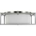 thumbnail image 5 of Chadwick Collection Two-Light Brushed Nickel 15-3/8" Flush Mount, 5 of 5