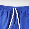 thumbnail image 6 of Men Casual Cargo Pants Joggers Elastic Waist Drawstring Pockets Breathable Lightweight Stretchy Cargo Pants Shorts Fifth Pants Daily Work Gym+ | Zenithor,Blue L, 6 of 9