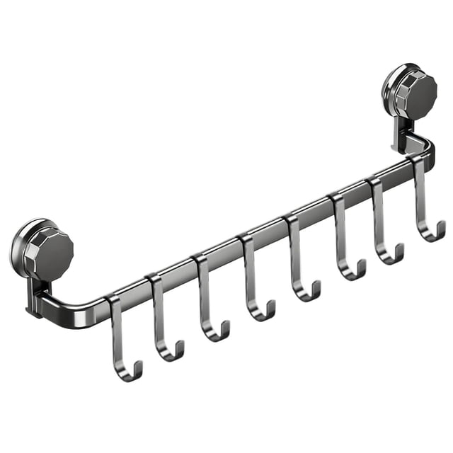 TIELUTT Wall Hooks Rack Kitchen Rail Space Saving Utensil Holder Dish Brush with Holder Kitchen Brush Holder Dish Drying Rack over Kitchen Stainless Steel Sponge Holder Home Gadgets Must Have