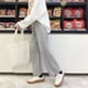 thumbnail image 4 of Pantalones deportivos Mujer Pantalón largo holgado informal de cintura alta con pierna ancha, Gris, 5XL Inevent AP001468-07B, 4 of 7