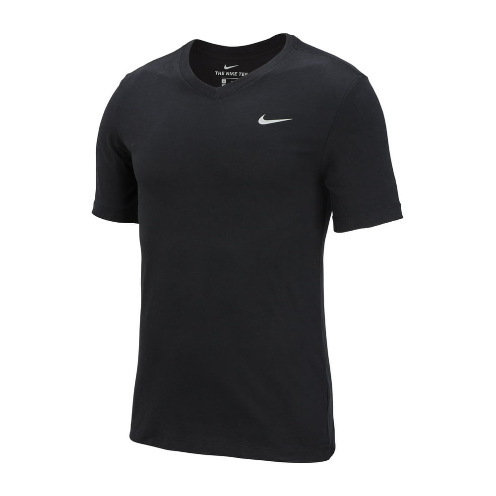 Nike - Mens T-Shirt Large Graphic V-Neck Dri-Fit Cotton L - Walmart.com ...