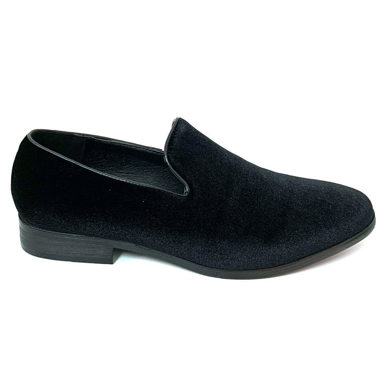 Men's Dress Shoes Velvet Formal Loafer Tuxedo Fashion Slip On - Walmart.com