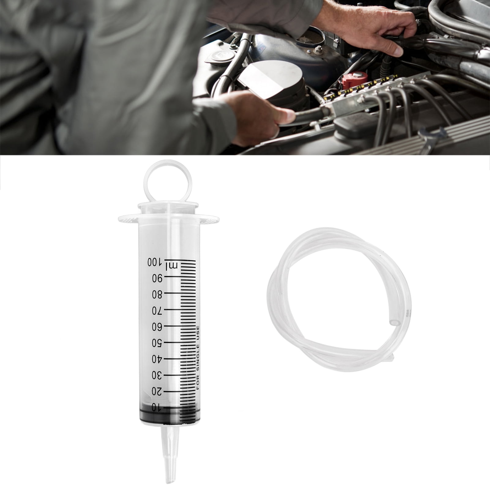 Gupbes Bleed Tool,Motorcycle Hydraulic Disc Brake Bleed Kit 100ML