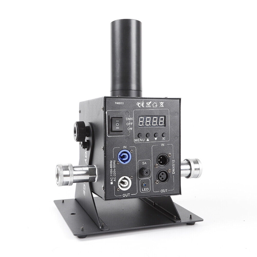 LED CO2 Jet Machine RGB DMX Fog Machine Effect Tool for DJ Stage Disco 6CH 70W