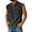 03# Black, variant on Men's Basic Pocket Vest Buttons Sleeveless Shirts for Men Solid Color Casual Polo Shirts Army Green XXL