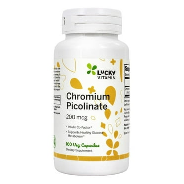 LuckyVitamin - Chromium Picolinate 200 mcg. - 100 Veg Capsules
