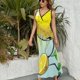 thumbnail image 3 of Delicious Lemon Vestido Sin Mangas , Vestidos De Lujo Para Ocasiones Oficiales, 3 of 5