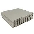 thumbnail image 3 of 60PCS Square Foam Tiles, Interlocking Foam Floor Mats, Foam Puzzle Floor Mats,11.81 x11.81 in (Grey), 3 of 14