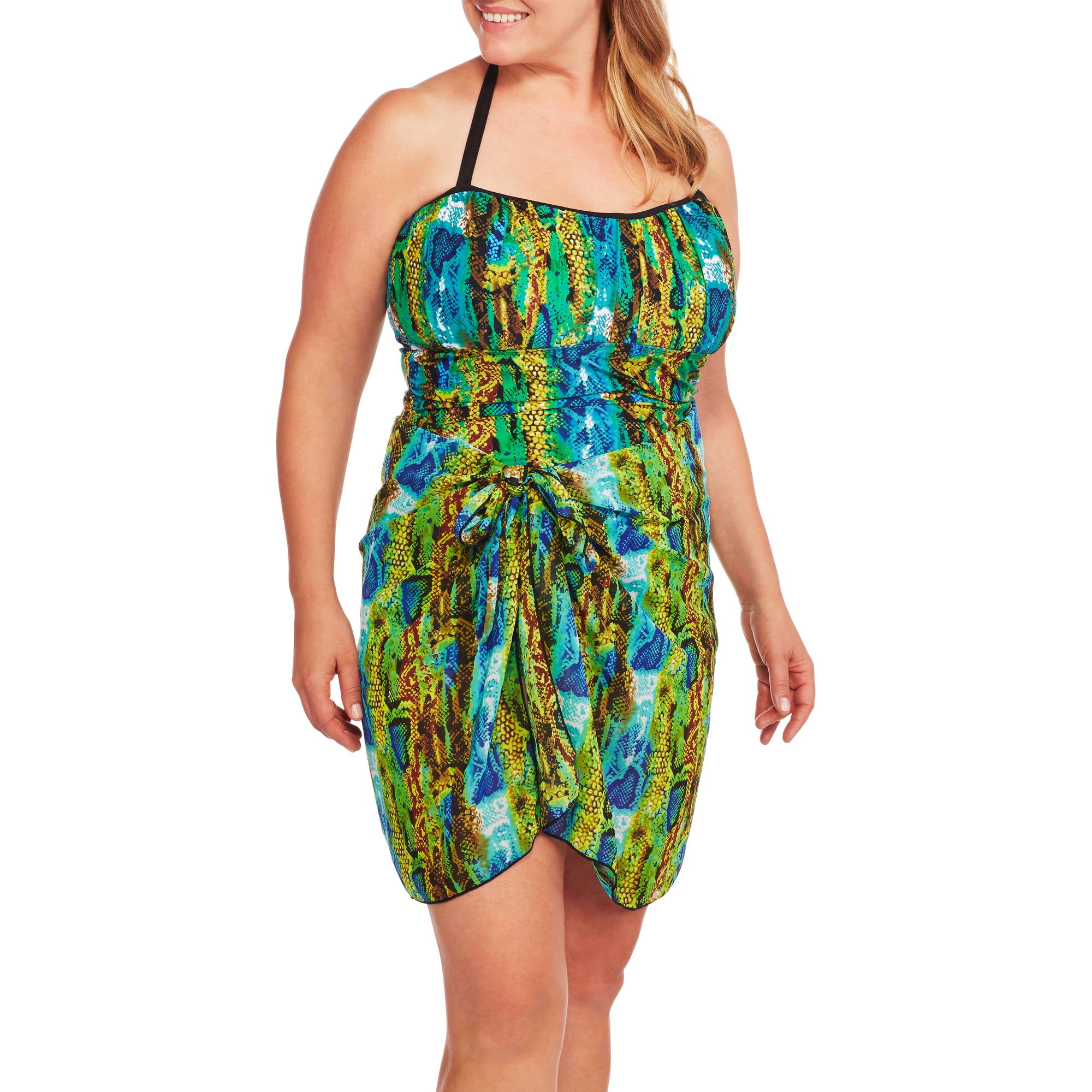 swimsuit with matching sarong