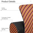 thumbnail image 4 of Yayeee Faucet Mat for Kitchen Sink 14.7" Diatomite Long Splash Guard Pad, Red Stripes Pattern, 2 Pack, 4 of 7