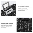 thumbnail image 5 of Xecao Black Scientific print Elastic Luggage Cover, with double-sided print , is perfect for travel, business, and daily use, 5 of 9