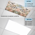 thumbnail image 4 of Retro Birdhouse Fluorescent Light Covers, Pink Spring Floral Birds Vintage Magnetic Light Covers for Ceiling Lights, Fluorescent Ceiling Shade Filters for Classroom Bedroom Office 4x2Ft x 1PCS, 4 of 8