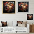 thumbnail image 4 of Designart "2D Illustration Of A Heart I" Abstract Impressionism Floater Framed Wall Art Prints, 4 of 5