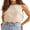 Lvory, variant on Embroidery Flower Tank Tops for Women Y2K Sleeveless Crew Neck Tie Up Side Cropped Vest Summer Chic Going Out Blouse