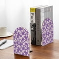 thumbnail image 5 of Lsque Daisies Flowers Printed Wood Bookends,Non-Skid Bookend for Shelves,Heavy Duty Support Bookends,Non-Slip Foam Pads for Office, Home, and Library,1 Pair, 5 of 8