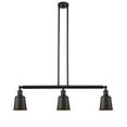 thumbnail image 6 of Innovations Lighting 213-S Addison Addison 3 Light 38" Wide Linear Chandelier - Brass, 6 of 7