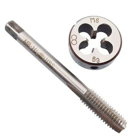 

BAMILL HSS M8 x 1.25mm Tap & M8 x 1.25mm Die Metric Thread Right Hand High Speed Steel