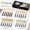 Black and gold, variant on White and gold two-color design 24-piece silverware set 6, stainless steel tableware set with mirror-polished and ergonomic handles, knives, forks, spoons, for home, wedding and gifts