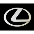 thumbnail image 1 of FixtureDisplays® "Lexus" Car Logo STICKER/ Self Adhesive Label for Front Hood and Rear Trunk, Reflect Light, 2.4 x 1.7" 16805-Lexus, 1 of 1