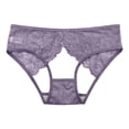 thumbnail image 5 of FCLoft Women's Breathable Lace Seamless Bikini Panties Hollow Out Butt Lift Underwear, 5 of 5