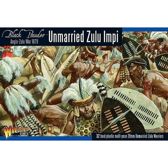Warlord Games Unmarried Zulu Impi New