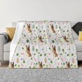 thumbnail image 1 of Fotbe German Shepherd Dog Manta de Franela con Estampado, Manta Ultrasuave para Cama, Sofá, Auto, Hipoalergénica y Antibolitas-50"x40", 1 of 6