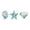 B, variant on Coastal Ocean Themed Hanging Ornaments, Set of 3 Wooden Starfish Shell Conch Wall Decor for Beach House Nautical Home Door Porch Wall Party Decoration