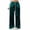 Green, variant on Maplenight Satin Pants for Women Elastic Waist Drawstring Wide Leg Pants Streetwear Casual Trousers with Pockets