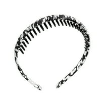 Chunleiiii Large Tortoise Hair Clip Teeth Headbands For Women Multicolors Non Tooth Comb Headbands Hair Hoops Soft Hair Accessories