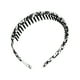 thumbnail image 1 of Diademas de plástico con dientes para mujer, multicolores, antideslizantes, con peine de dientes, diademas con aros, accesorios suaves para el cabello, 1 of 8