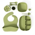 thumbnail image 1 of Juego de Alimentación Muqee Peeko Silicona Grado Alimenticio para Bebés, 1 of 9
