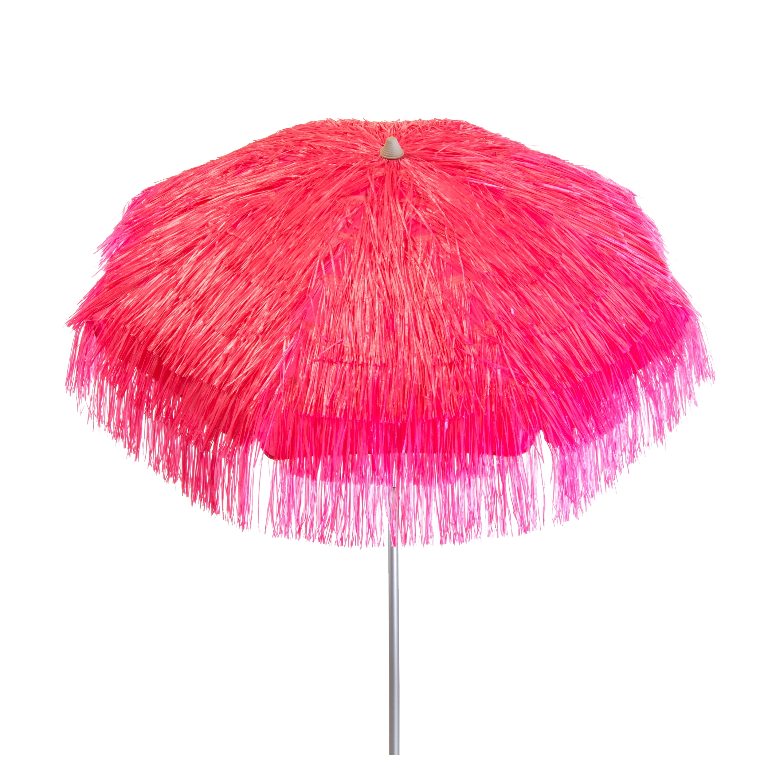 DestinationGear 6 ft Palapa Tiki Patio Umbrella Pink