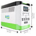 Nature's Generator Lithium 1800 Gold WE:1800W Solar & Wind Powered Nature's Generator Lithium+100W Solar Panel with 50ft cable+Wind Turbine with Adapter