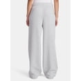 thumbnail image 4 of No Boundaries Soft Fleece Wide Leg Pants, 30” Inseam, 1 or 2-Pack, Women’s XXS-4X, 4 of 7