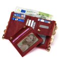 thumbnail image 6 of Womens Purse Leather Wallet RFID Blocking Ladies Purses with with Coin Pocket 16 Card Holder (Red), 6 of 7