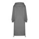 thumbnail image 5 of Vestido largo informal holgado con capucha y bolsillos para mujer - Vestido sudadera de felpa, capucha con cordón, abertura lateral, adecuado para otoño/invierno, tallas S-XXXXXL, 5 of 5