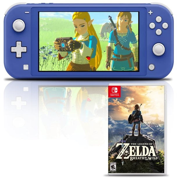 Nintendo Switch Lite (Blue) Gaming Bundle with Zelda Breath of the Wild - Walmart.com