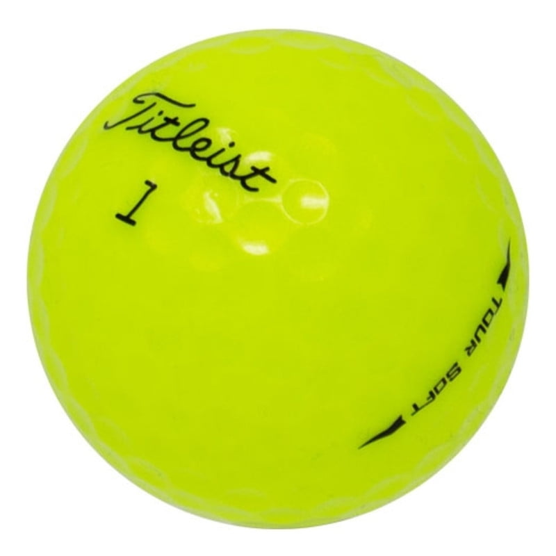 Pre-Owned Titleist Tour Soft Yellow Golf Balls, Near Mint / AAAA Quality, 48 Count, by Reload