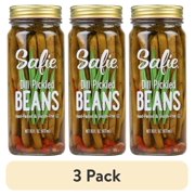 (3 pack) Safie Specialty Foods Safies Dill Pickle Beans, 16 oz