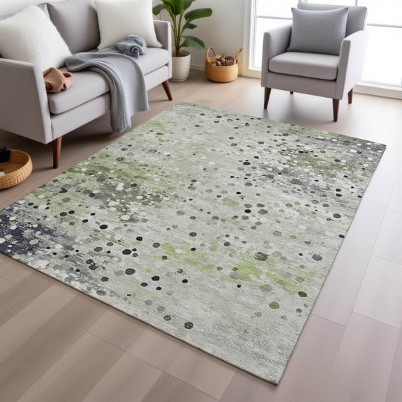 Addison Rugs Chantille Indoor/Outdoor Transitional Abstract Aloe Machine Washable Rectangle Rug, 10' x 14'