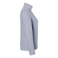 thumbnail image 6 of North End NE415W Women's Eclipse Jacquard Quarter-Zip Pullover-Classic Navy Heather-M, 6 of 6