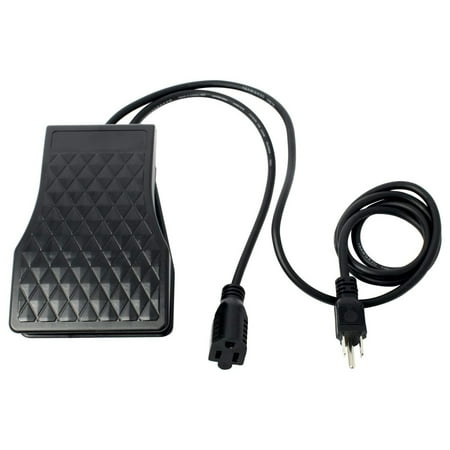 

Flex Shaft Motor Foot Control Pedal Replacement Electric for Rotary Tool Hanging Grinder Carver Tool Accessories Variable Speed with Anti-Skid Rubber Surface US Plug