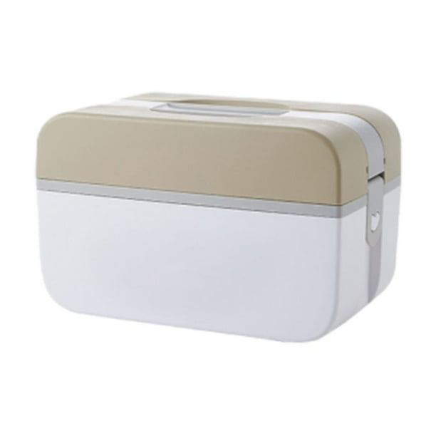 Caja de almacenamiento de medicamentos para el hogar Caja de compartimentos multicapa Caja portátil de mano