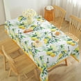 thumbnail image 2 of Lemon Tablecloth for Rectangle Table 60"x102",Summer Fruit Table Cloth,Spill Proof Wrinkle Free French Floral Fabric Table Cover for Indoor Outdoor Dinning Camping Picnic, 2 of 6