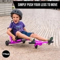thumbnail image 6 of EzyRoller: Classic - Pink - Ride-On Scooter, Cambering Motion, Pedal Free Cart, Hand Brakes, Extendable Frame, 154lb Capacity, Kids Ages 4+, 6 of 9