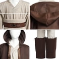 thumbnail image 4 of CHOYURME CHONYURM Knight Costume for Kids Halloween Cosplay Tunic Hooded Cape Sci-fi Film Classic Robe Outfit 3-14 Years, 4 of 7
