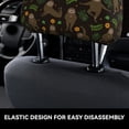 thumbnail image 4 of Kdxio Sloth Doing Yoga Pattern Print 2 Piece Car Head Rest Covers Set Auto Front/Rear Seats Headrest Cover Universal Fit Most Cars,Sedan, SUV, 4 of 9